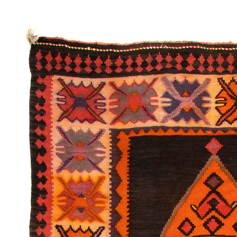 Loper Kelim tapijt - Oud - 380 x 150 cm - veelkleurig