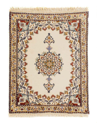 Perzisch tapijt - Nain - 78 x 60 cm - beige