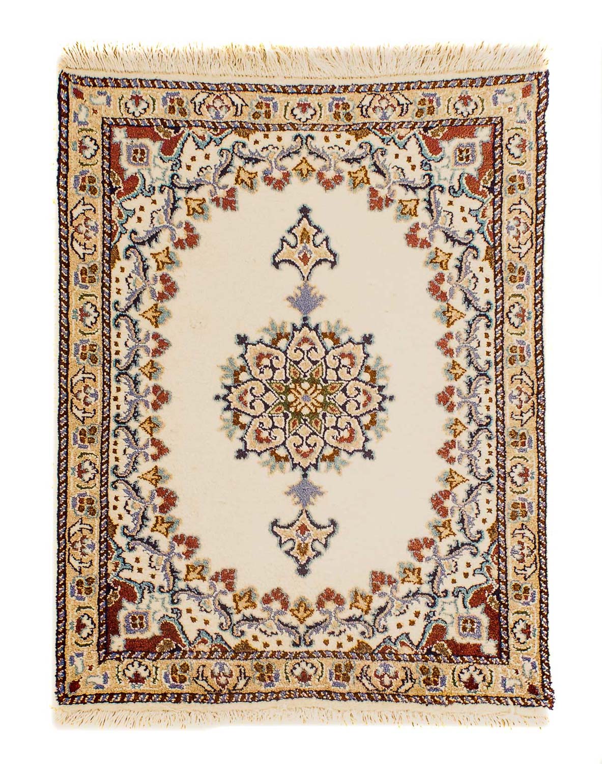 Perzisch tapijt - Nain - 78 x 60 cm - beige