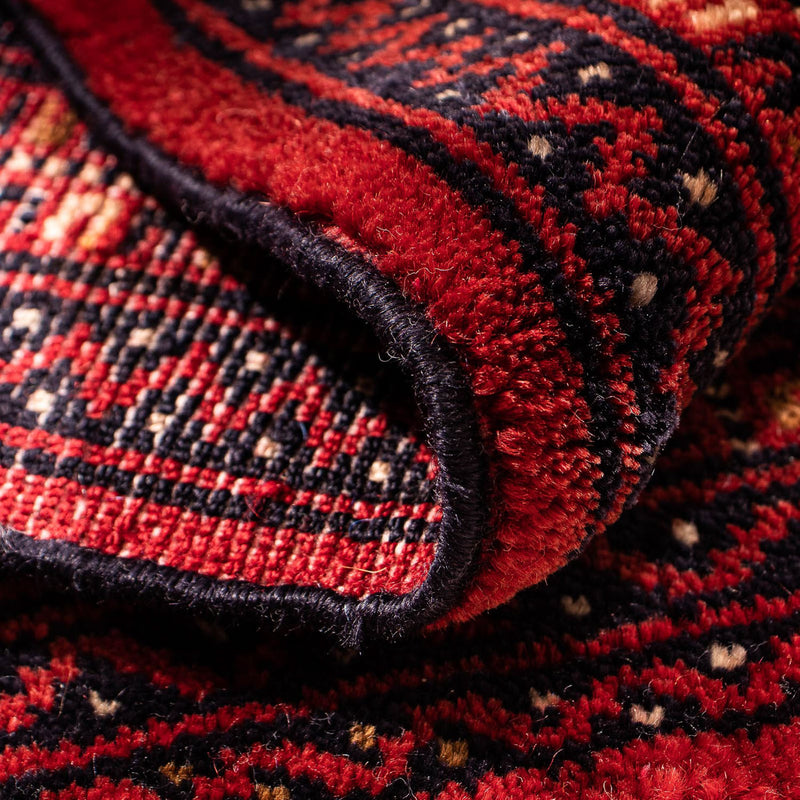 Turkaman tapijt - 88 x 67 cm - donkerrood