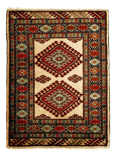 Turkaman tapijt 67x94cm - Oosters Tapijt