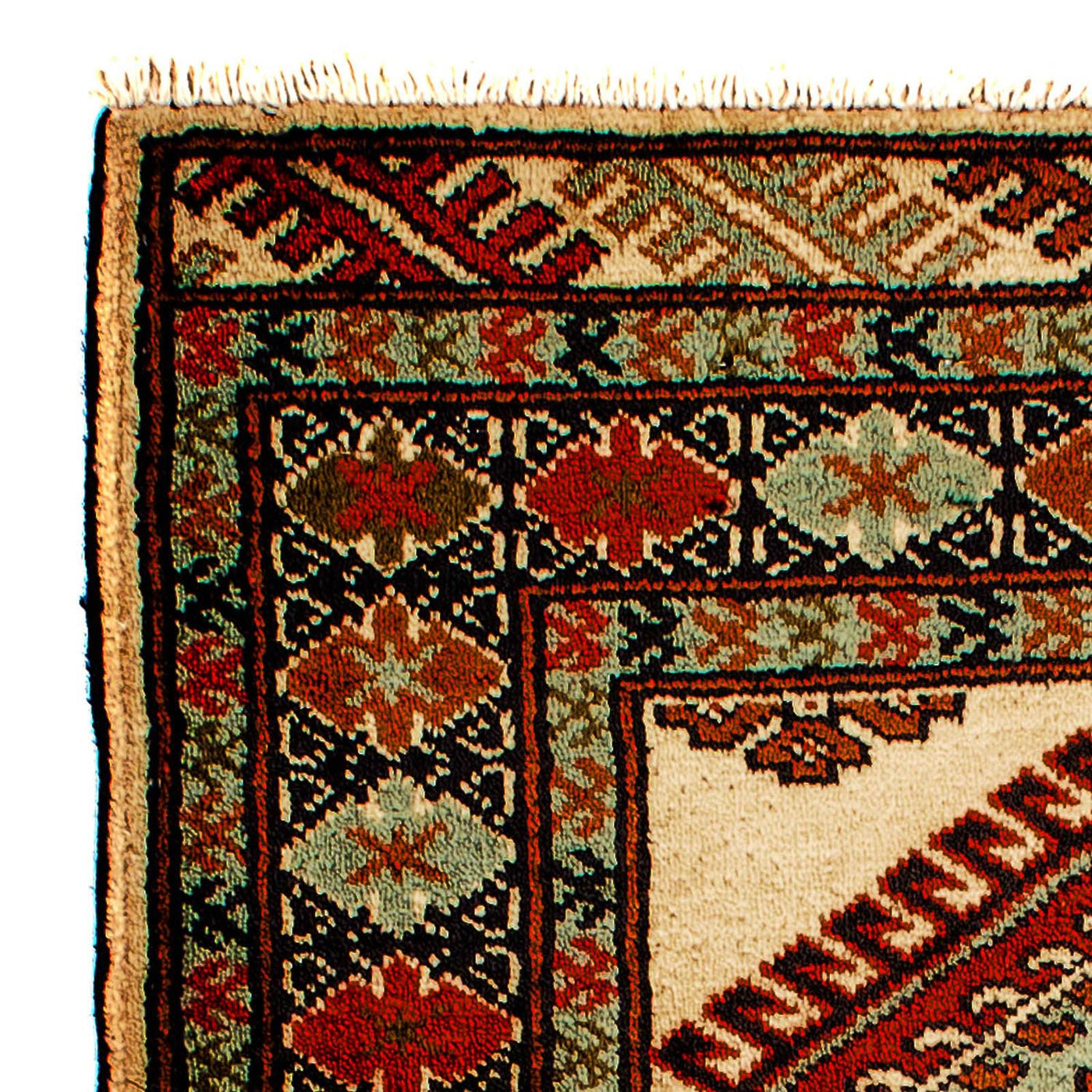 Turkaman tapijt 94x67cm - Oosters Tapijt