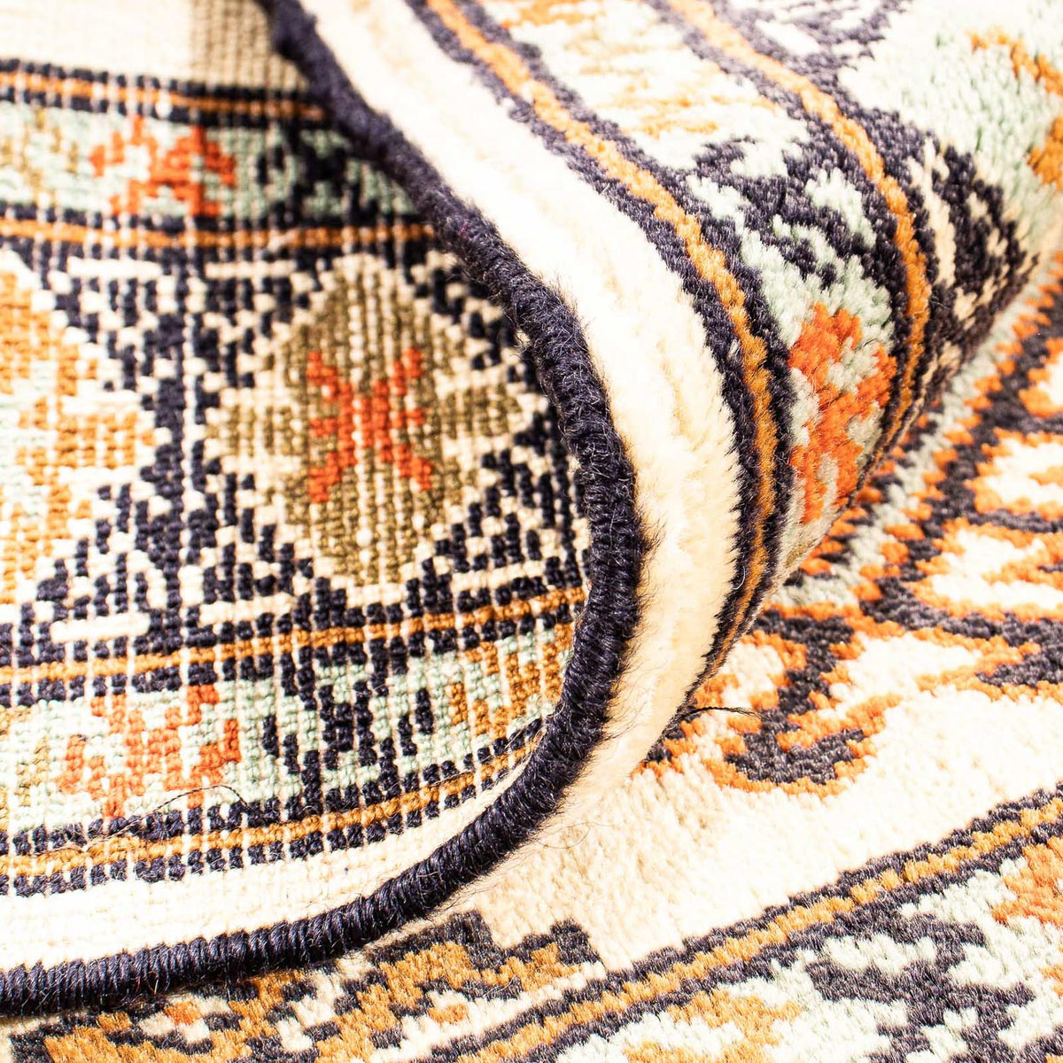 Turkaman tapijt - 94 x 67 cm - beige