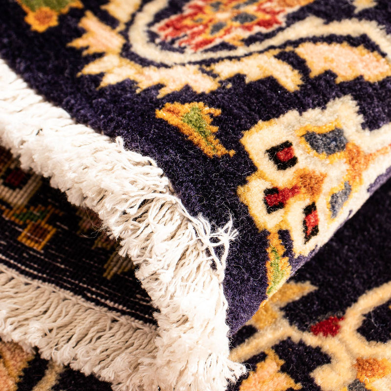 Perzisch tapijt - Keshan - 93 x 72 cm - donkerblauw