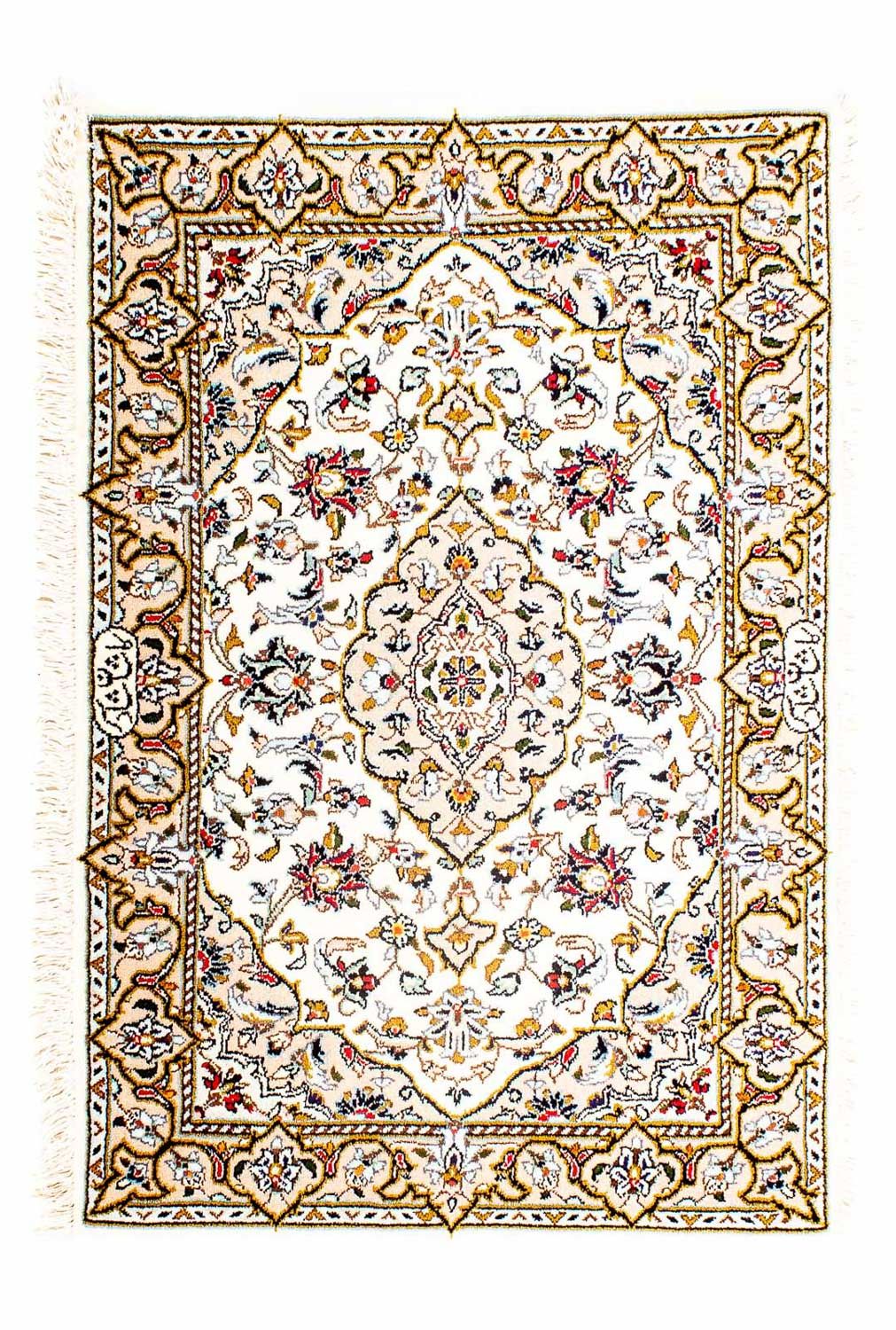 Perzisch tapijt - Keshan - 100 x 69 cm - beige