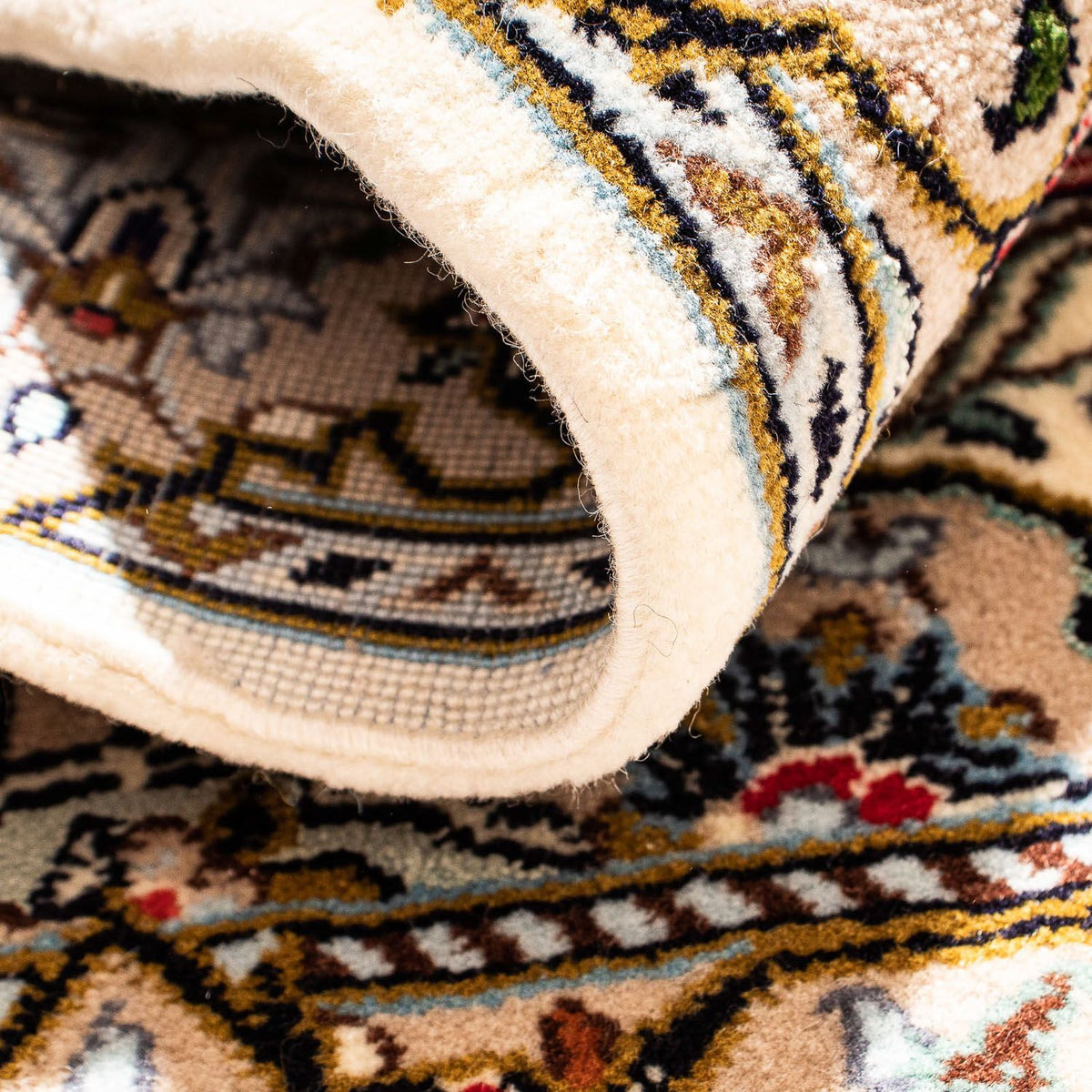 Perzisch tapijt - Keshan - 100 x 69 cm - beige