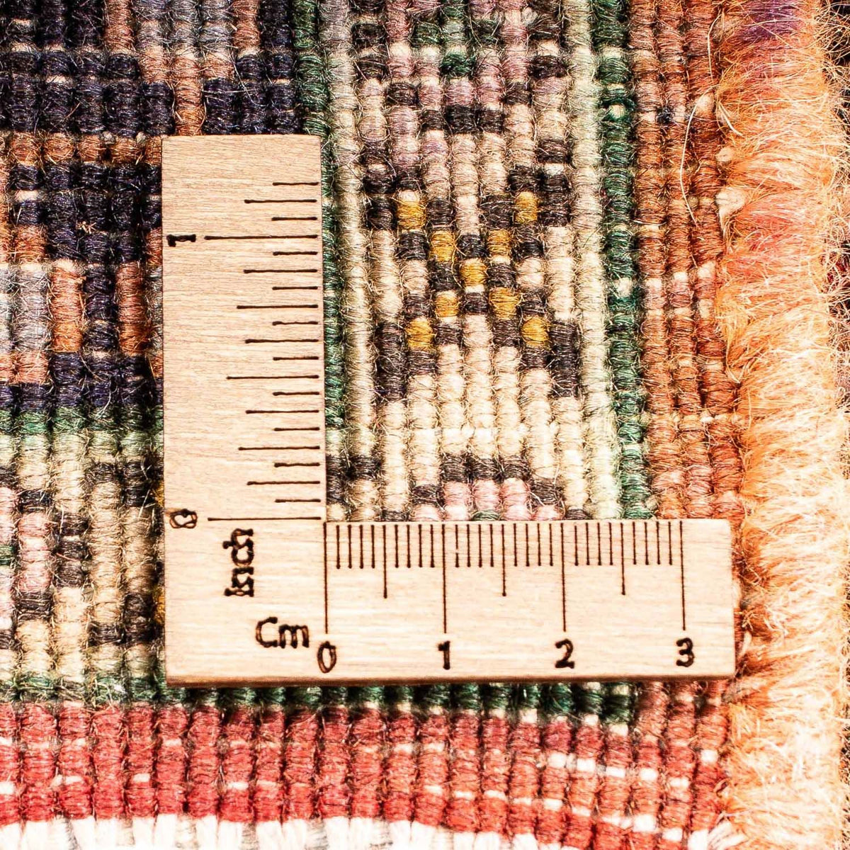 Perzisch Tapijt - Nomadisch vierkant  - 91 x 77 cm - licht rood