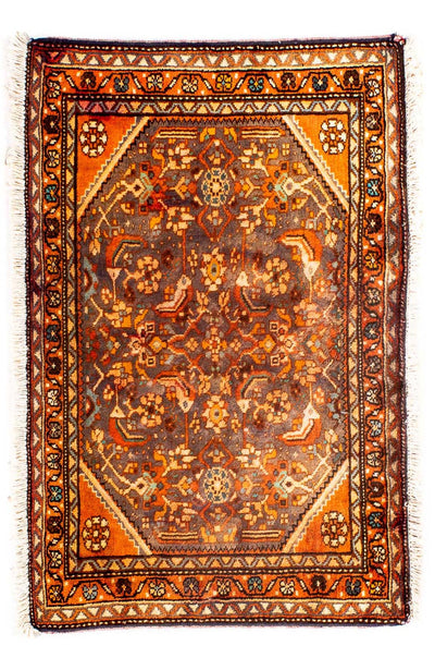 Sarouk Tapijt 68x98cm - Perzisch tapijt - bruin