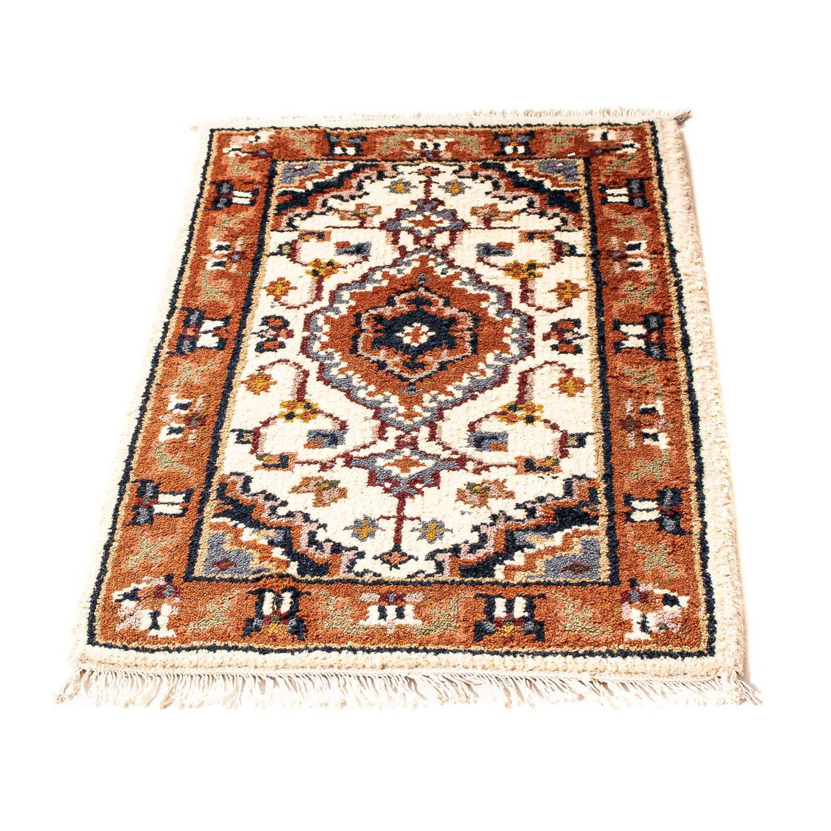 Oosters tapijt - Bijar - Indus - 90 x 60 cm - beige