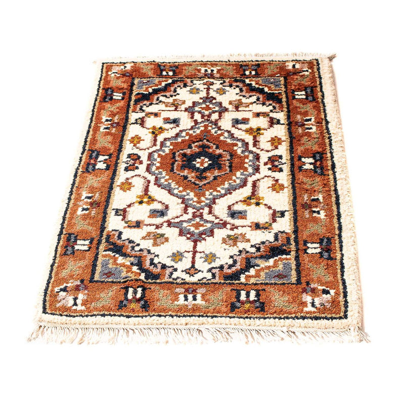 Oosters tapijt - Bijar - Indus - 90 x 60 cm - beige