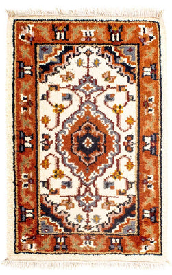 Oosters tapijt - Bijar - Indus - 91 x 60 cm - beige