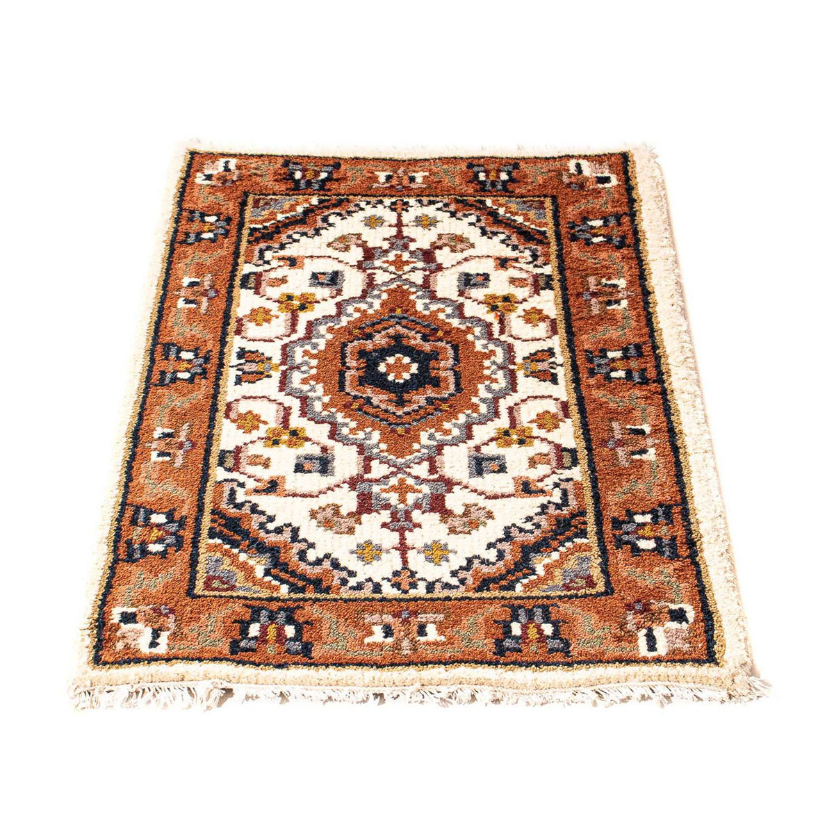 Oosters tapijt - Bijar - Indus - 91 x 60 cm - beige