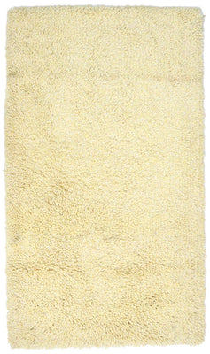 Hoogpolig tapijt - 158 x 90 cm - beige
