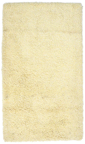 Hoogpolig tapijt - 158 x 90 cm - beige
