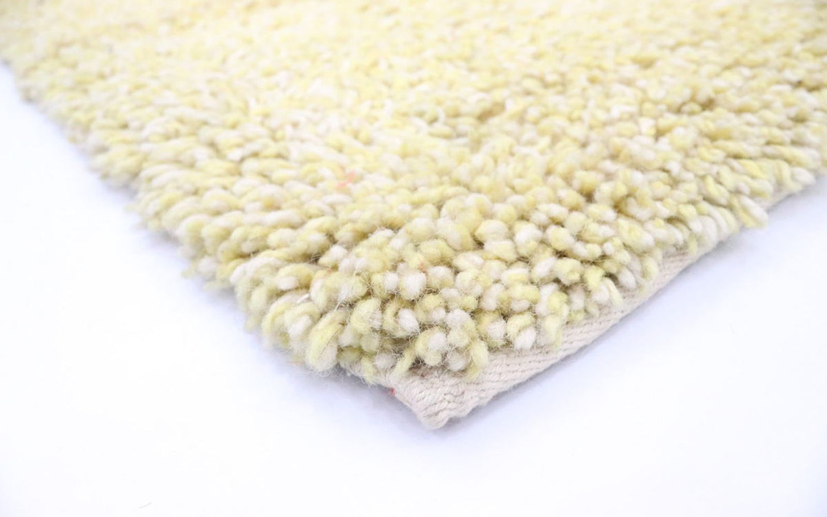 Hoogpolig tapijt - 158 x 90 cm - beige