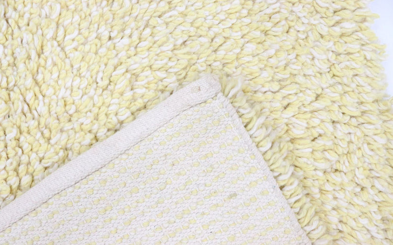 Hoogpolig tapijt - 158 x 90 cm - beige