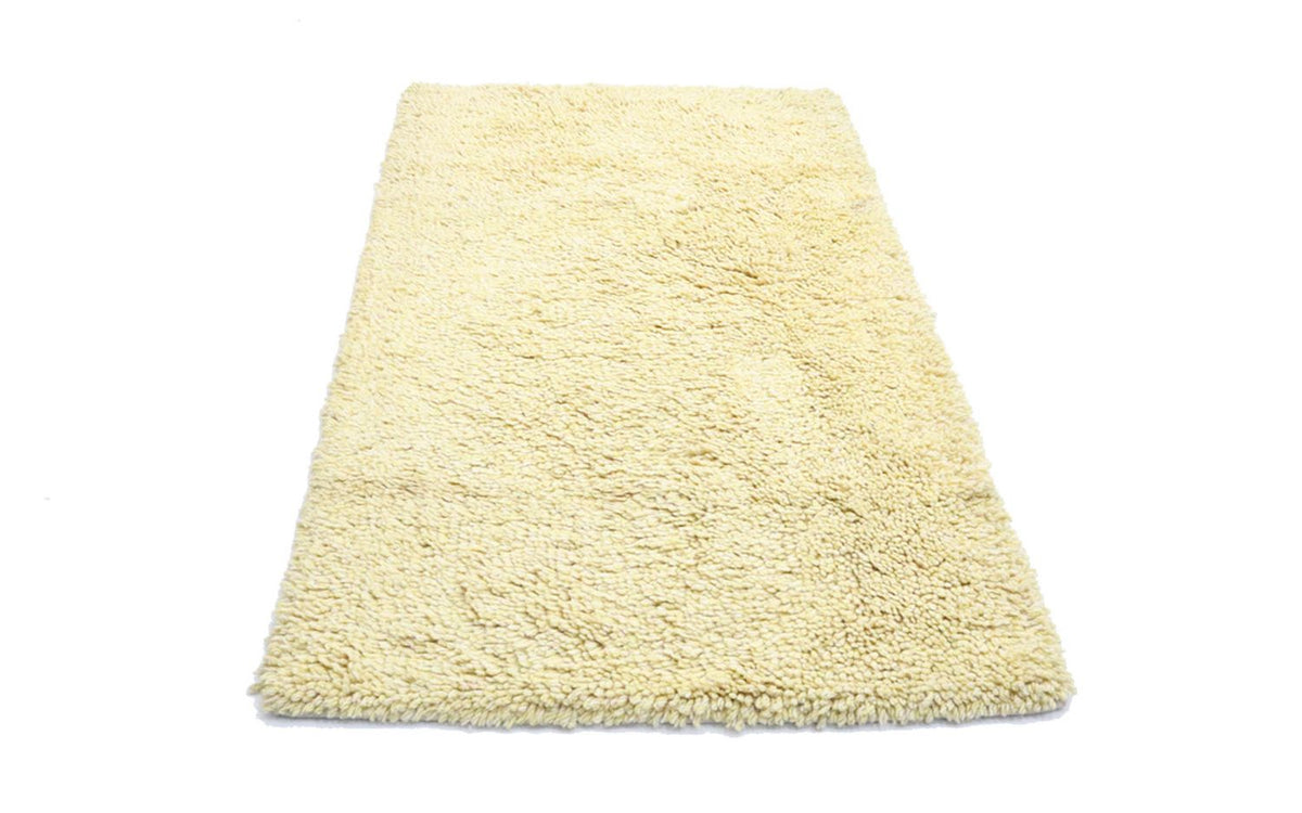 Hoogpolig tapijt - 158 x 90 cm - beige