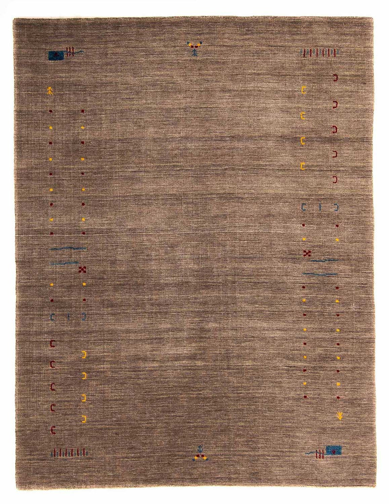 Gabbeh Tapijt - Loribaft Indus - 201 x 144 cm - bruin