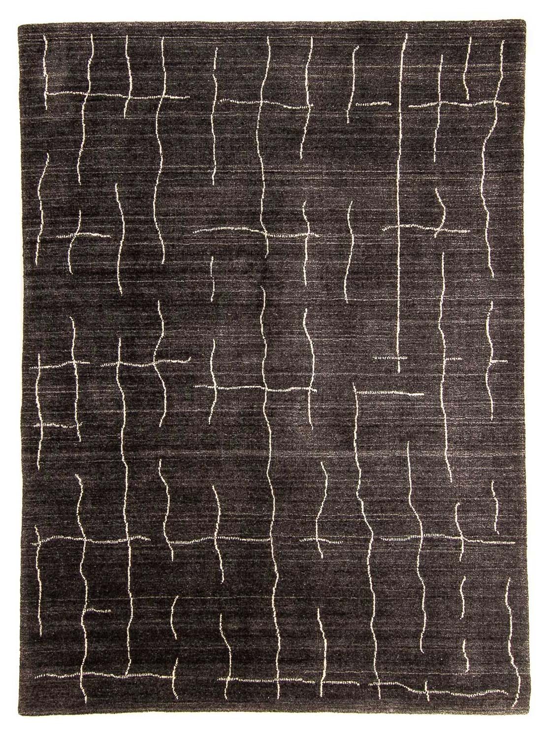 Gabbeh Tapijt - Loribaft Indus - 200 x 142 cm - donkerbruin