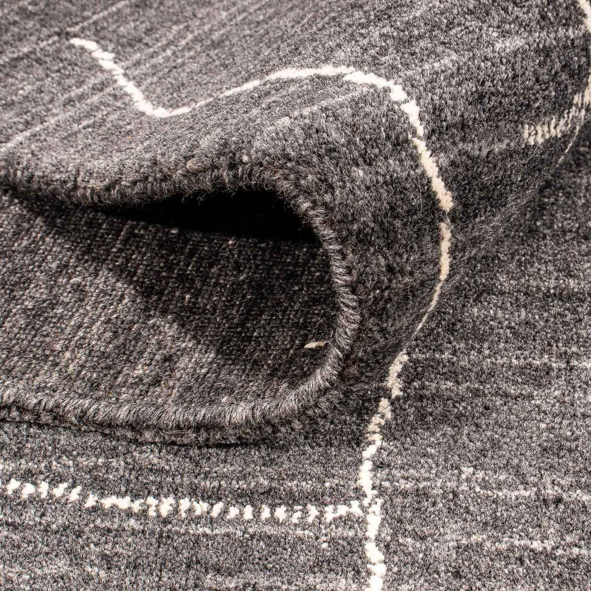 Gabbeh Tapijt - Loribaft Indus - 200 x 142 cm - donkerbruin