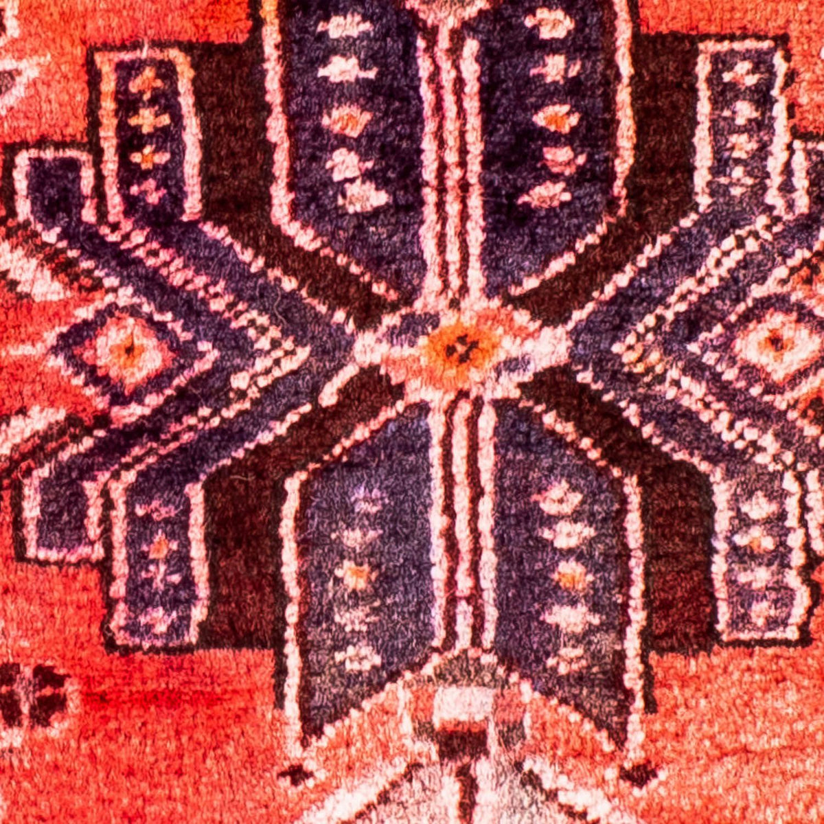 Perzisch tapijt - Keshan vierkant  - 107 x 96 cm - licht rood