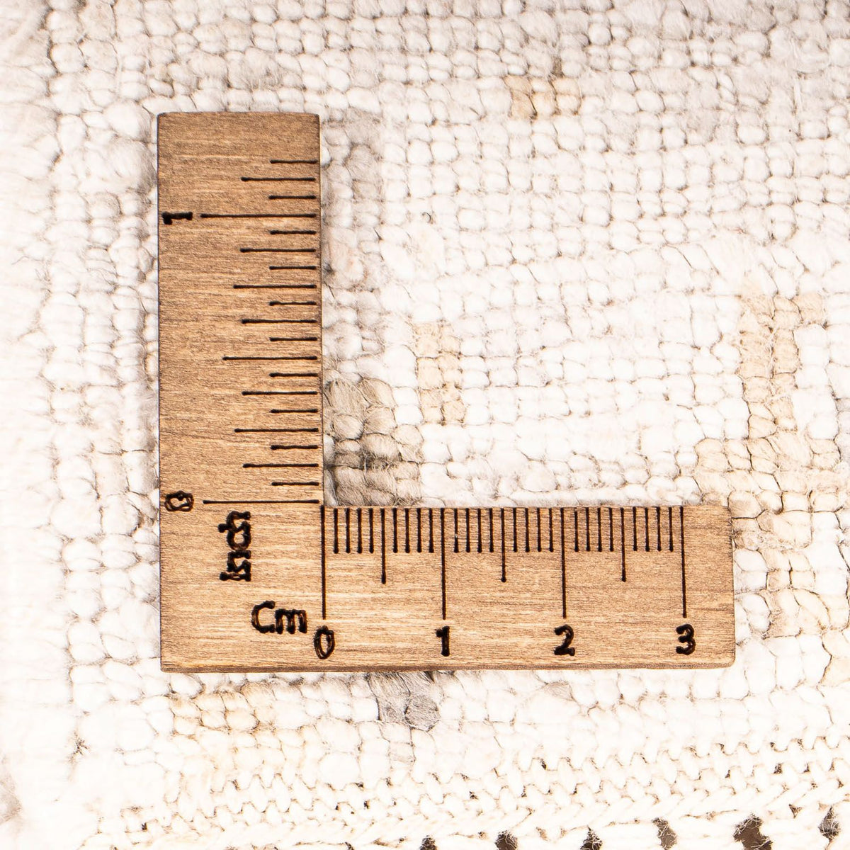 Designer tapijt - 90 x 60 cm - lichtbruin