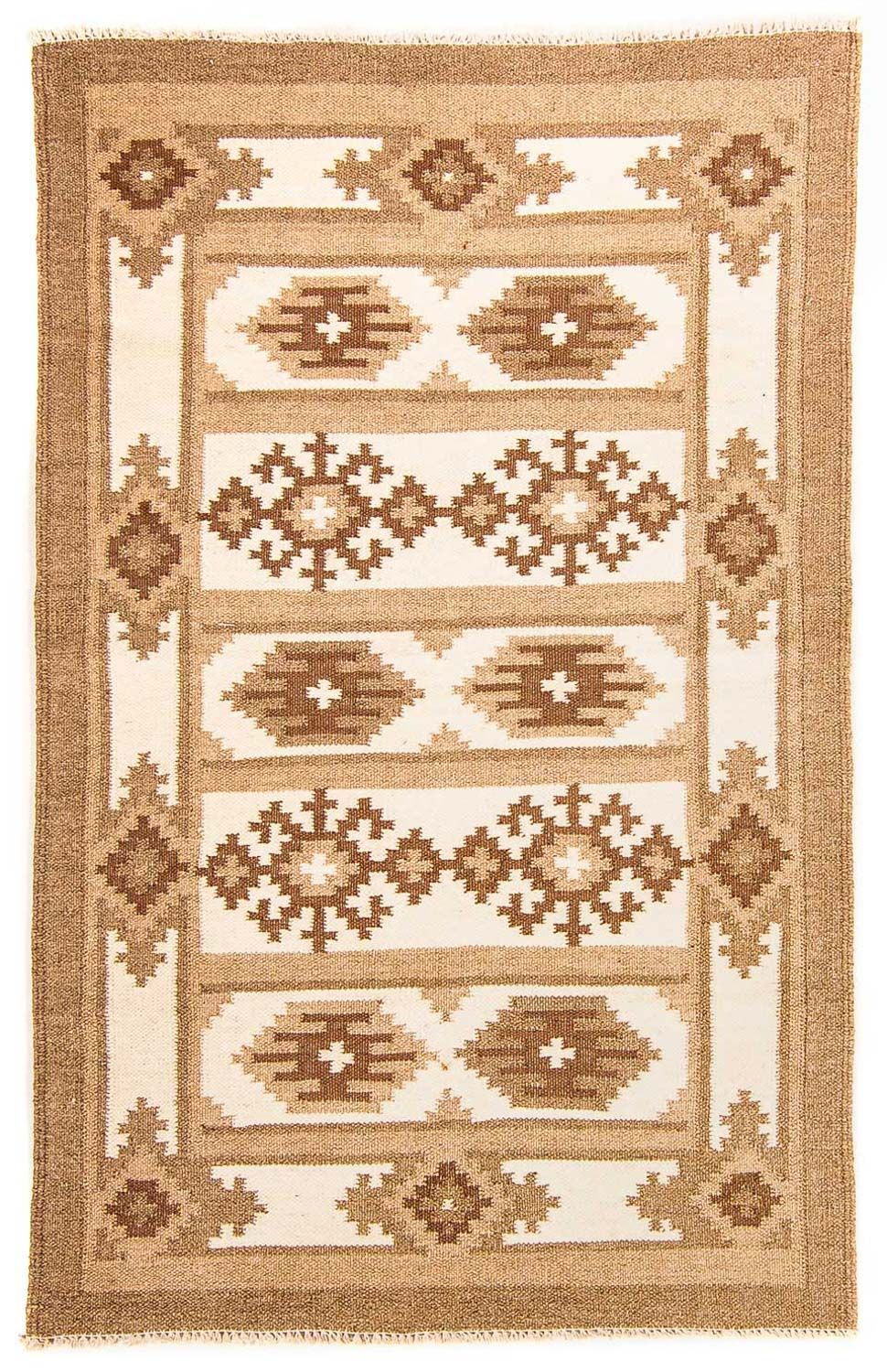 Kelim tapijt - Trendy - 149 x 92 cm - beige