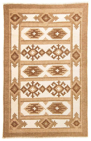 Kelim tapijt - Trendy - 149 x 92 cm - beige