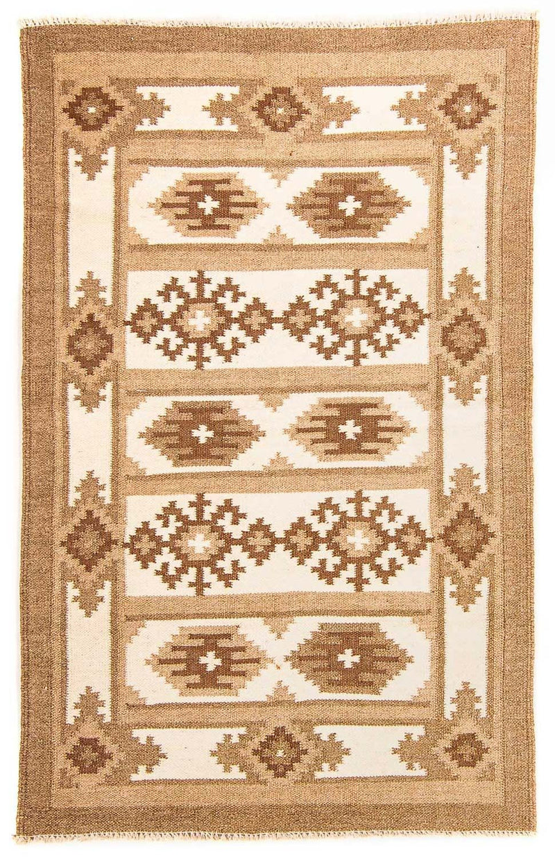 Kelim tapijt - Trendy - 149 x 92 cm - beige