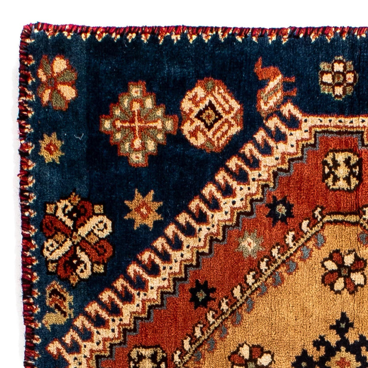 Perzisch Tapijt - Nomadisch vierkant  - 70 x 68 cm - donkerblauw