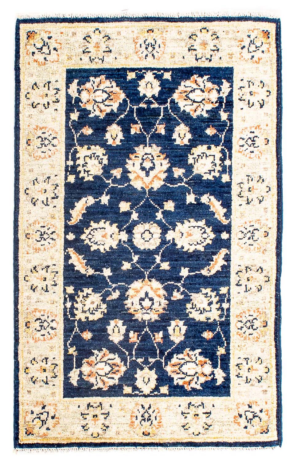 Ziegler tapijt - 91 x 63 cm - donkerblauw