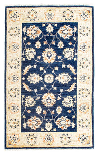 Ziegler tapijt - 91 x 63 cm - donkerblauw