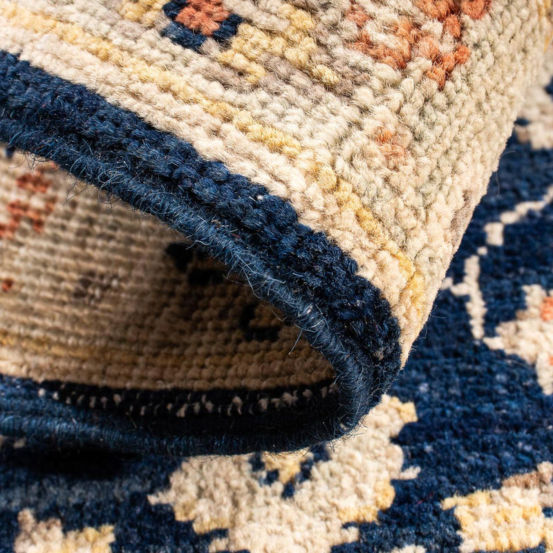 Ziegler tapijt - 91 x 63 cm - donkerblauw