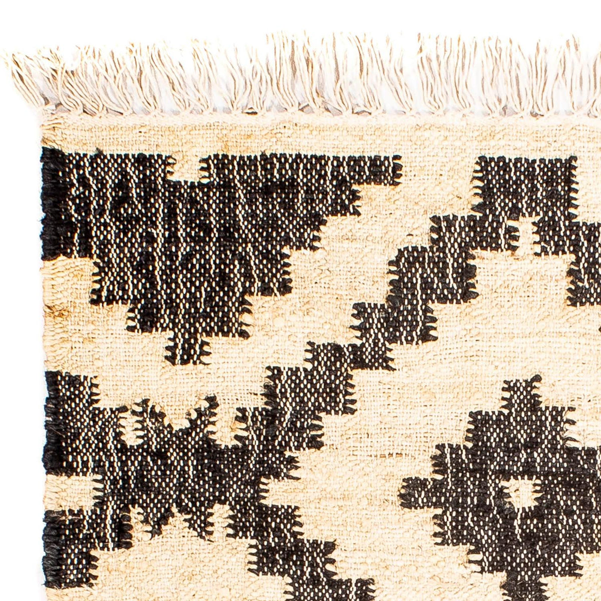 Kelim tapijt - Trendy vierkant  - 64 x 64 cm - beige