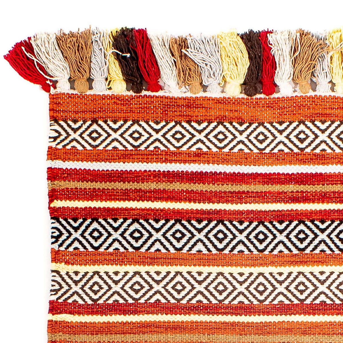 Kelim tapijt - Trendy - 94 x 58 cm - veelkleurig