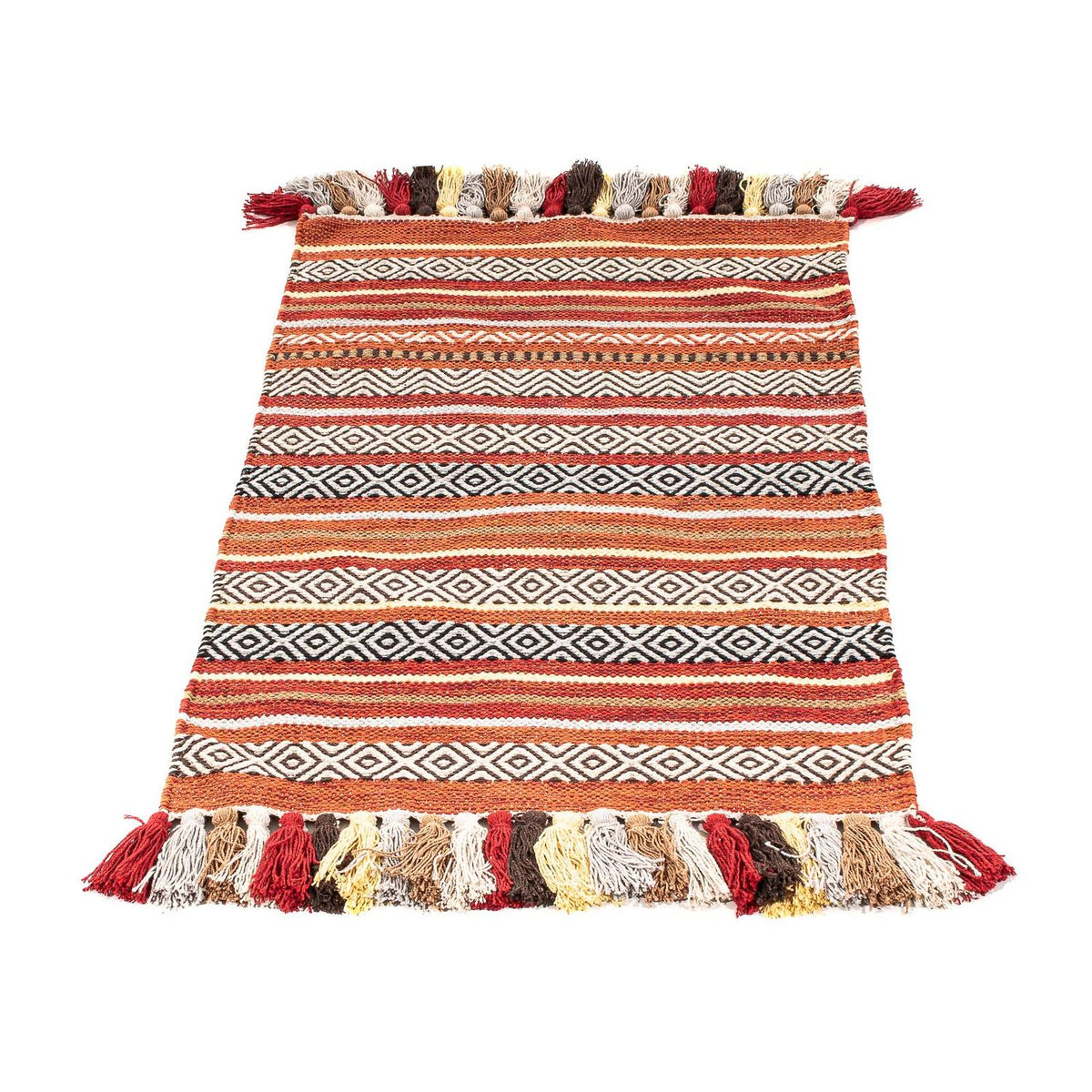 Kelim tapijt - Trendy - 94 x 58 cm - veelkleurig