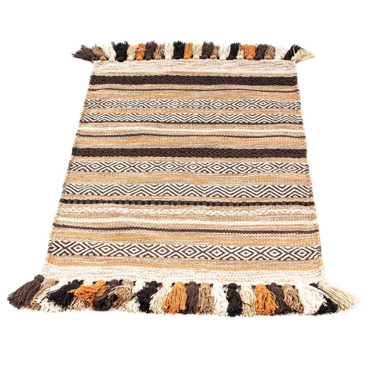 Kelim tapijt - Trendy - 93 x 57 cm - veelkleurig