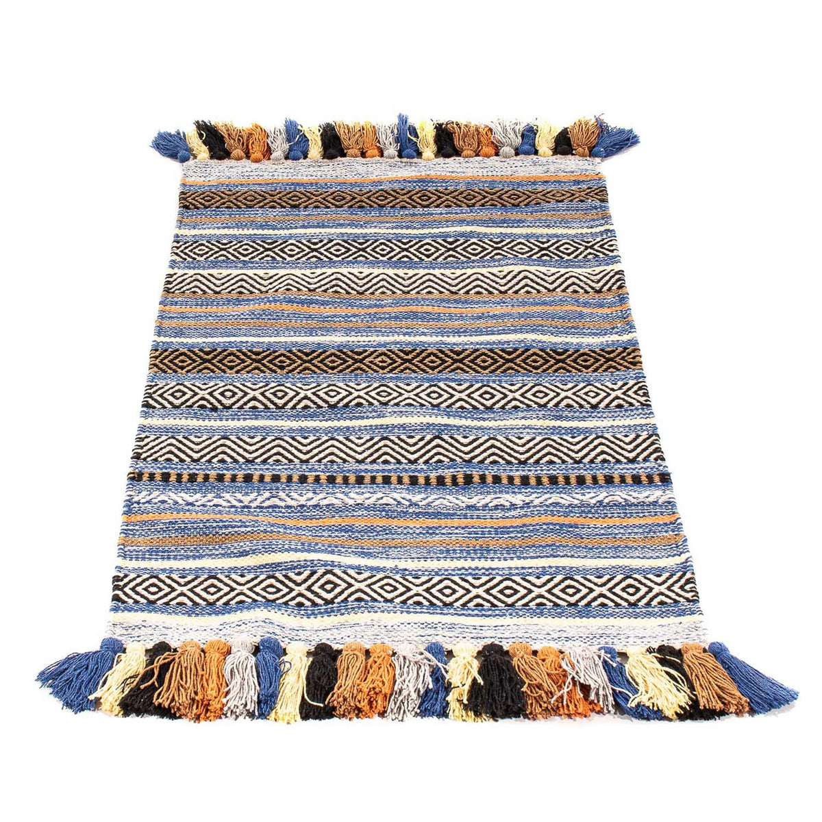 Kelim tapijt - Trendy - 94 x 58 cm - veelkleurig