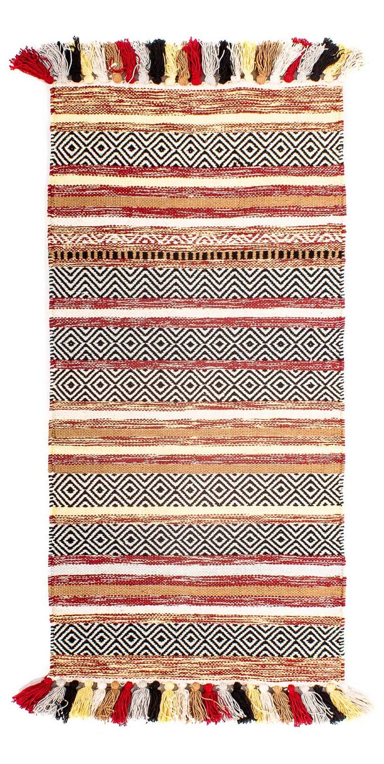 Kelim tapijt - Trendy - 120 x 58 cm - veelkleurig