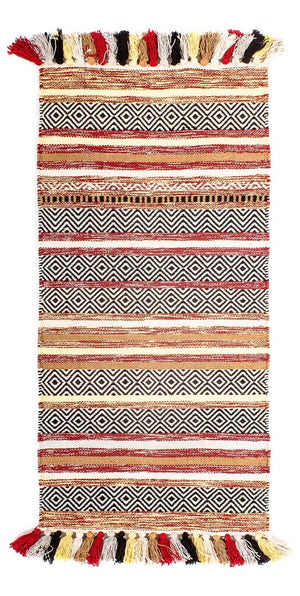 Kelim tapijt - Trendy - 120 x 58 cm - veelkleurig