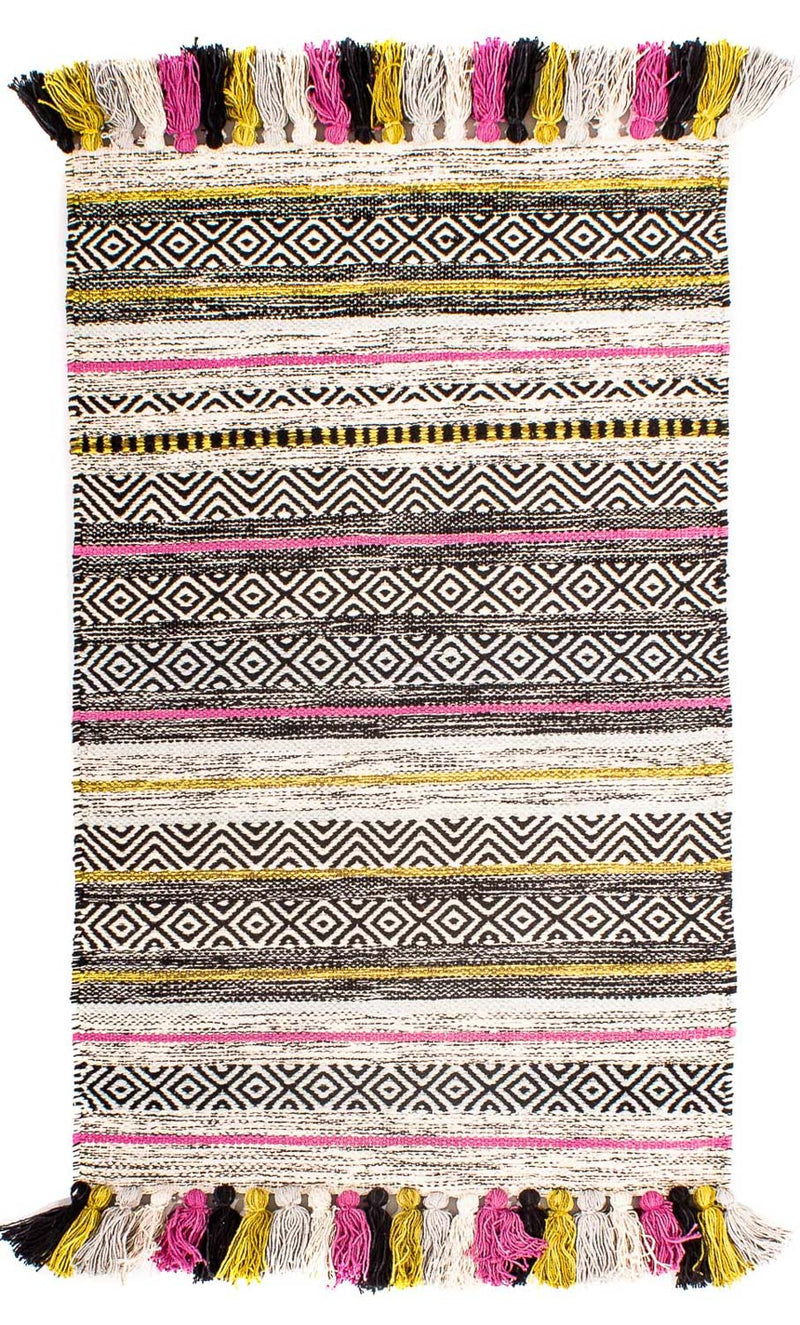 Kelim tapijt - Trendy - 96 x 58 cm - veelkleurig