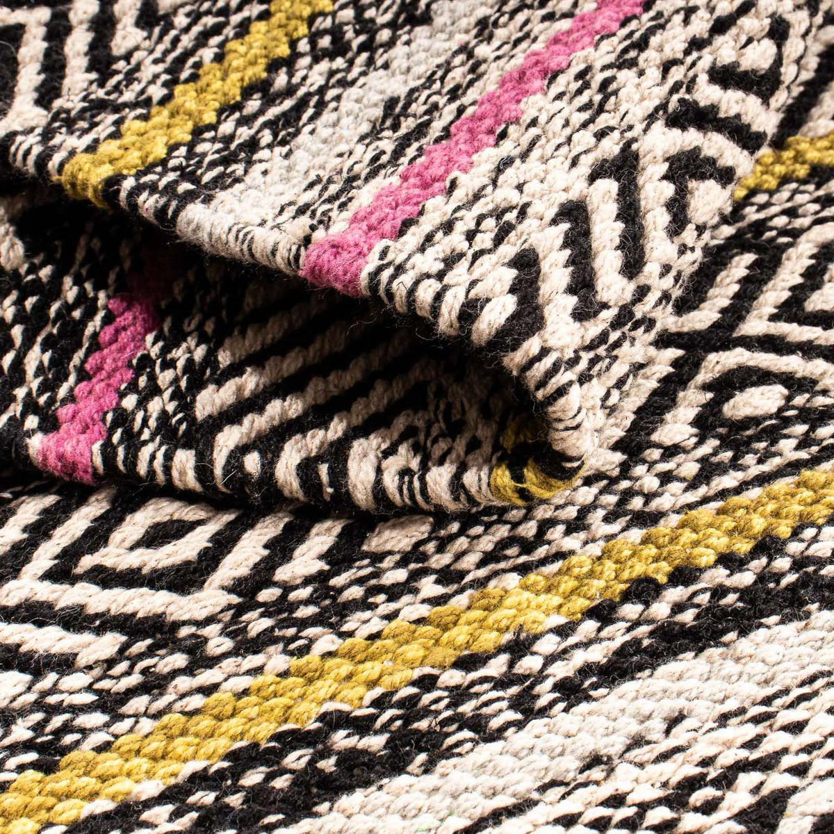 Kelim tapijt - Trendy - 90 x 60 cm - veelkleurig