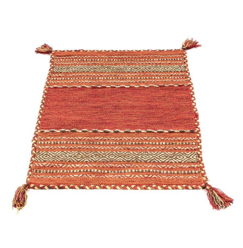 Kelim tapijt - Trendy - 90 x 60 cm - rood