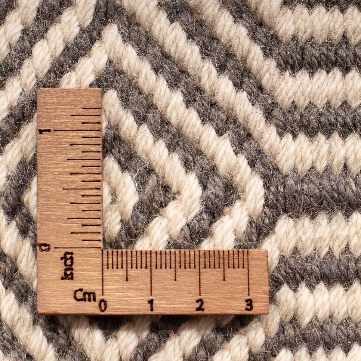 Kelim tapijt - Trendy vierkant  - 47 x 44 cm - veelkleurig