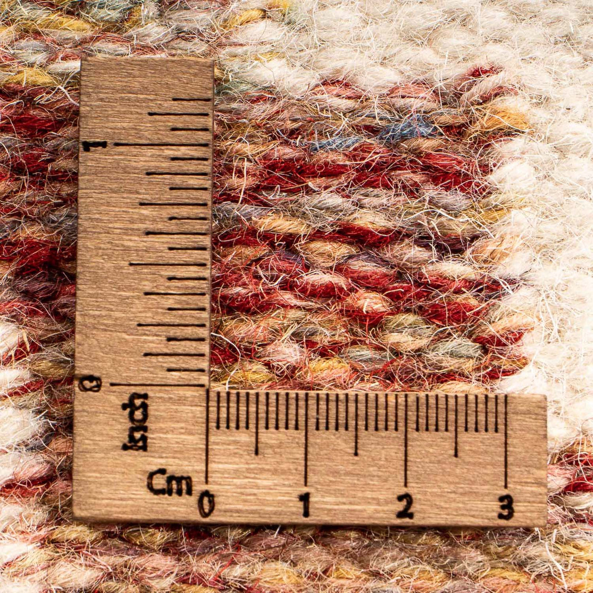 Kelim tapijt - Trendy vierkant  - 69 x 67 cm - beige