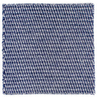 Kelim tapijt - Trendy vierkant  - 63 x 62 cm - donkerblauw