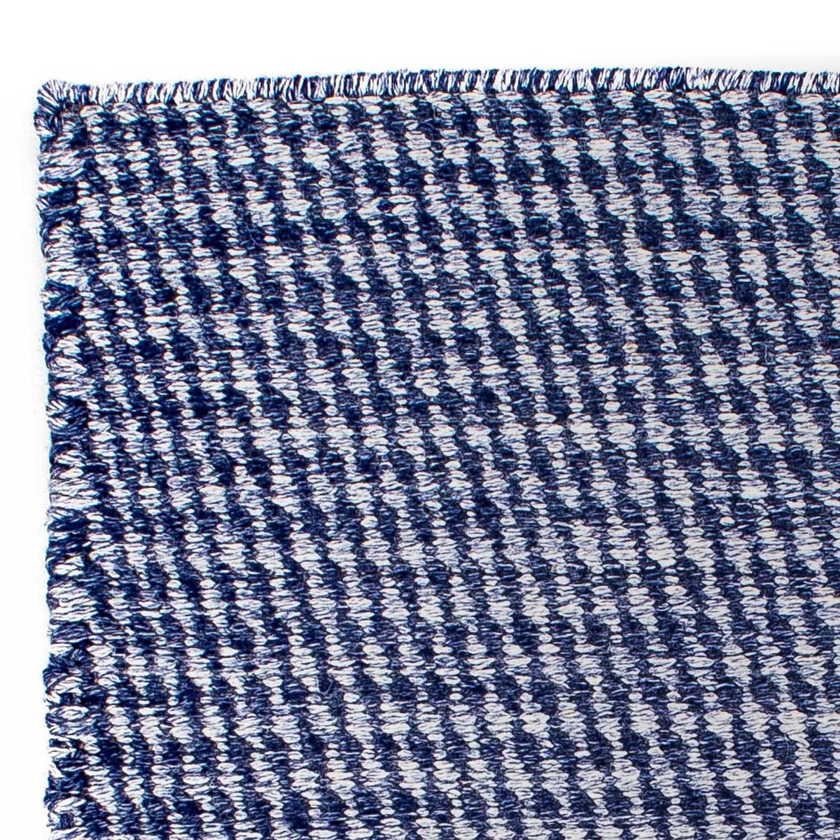 Kelim tapijt - Trendy vierkant  - 63 x 62 cm - donkerblauw
