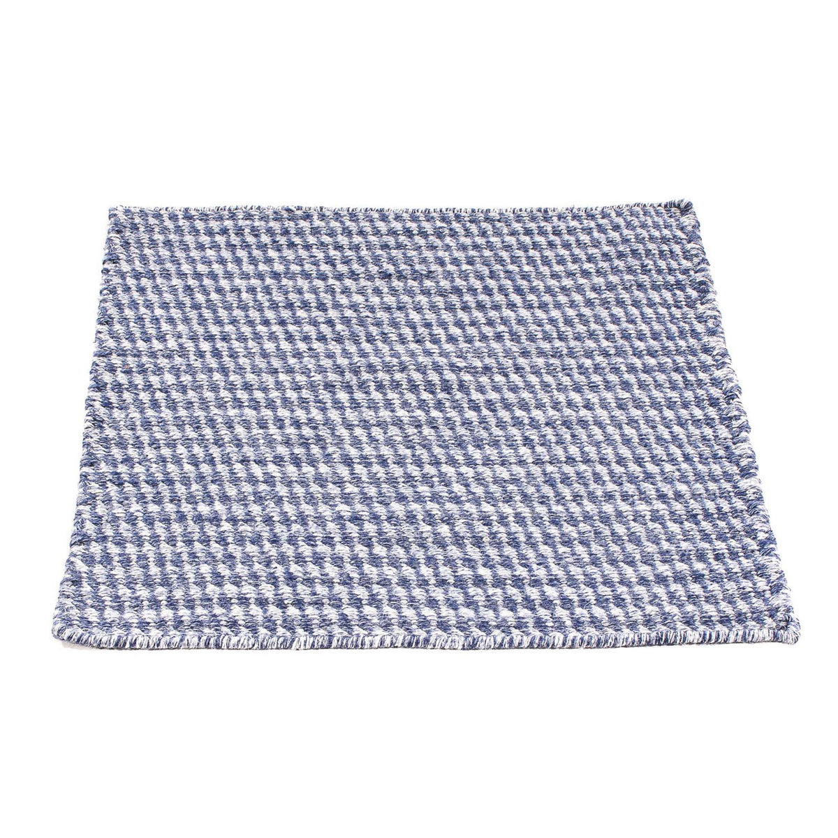 Kelim tapijt - Trendy vierkant  - 63 x 62 cm - donkerblauw