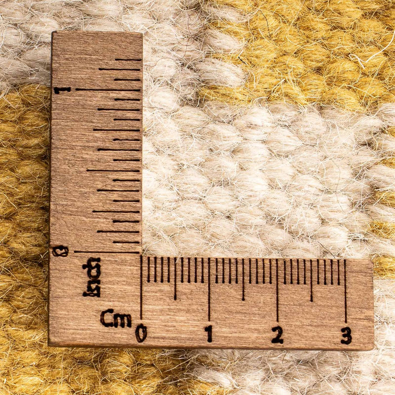 Kelim tapijt - Trendy vierkant  - 80 x 72 cm - beige