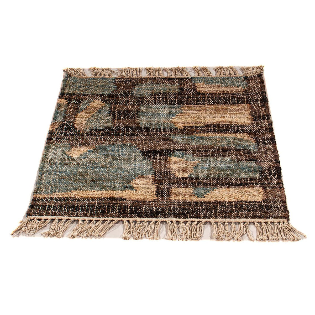 Kelim tapijt - Trendy vierkant  - 60 x 60 cm - veelkleurig